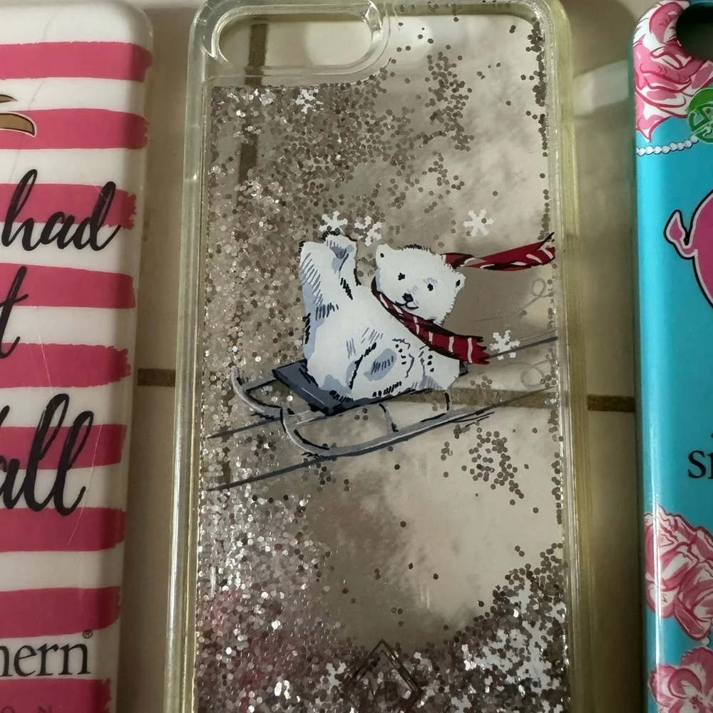 Simply Southern and Vera Bradley 7+ I-Phone covers- (set of 3)